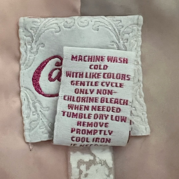 Candie’s Juniors Abstract Floral Line 3/4 Sleeve Cropped Blazer Sz: L - Picture 5 of 10